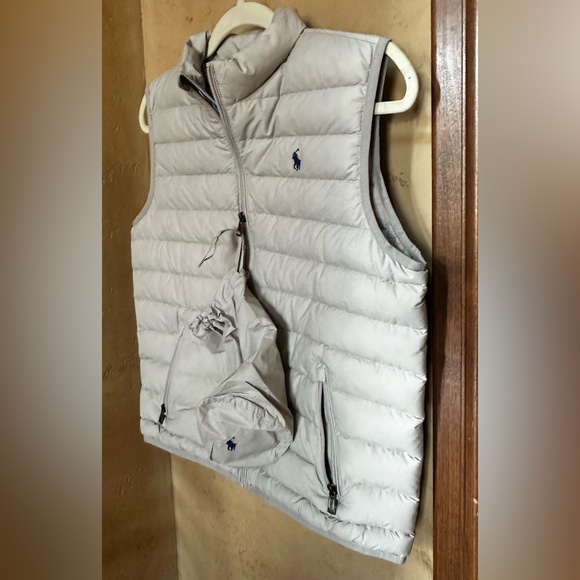 Polo Ralph Lauren YOUTH SIZE L (14-16) Gray Puffer Vest - Picture 5 of 7